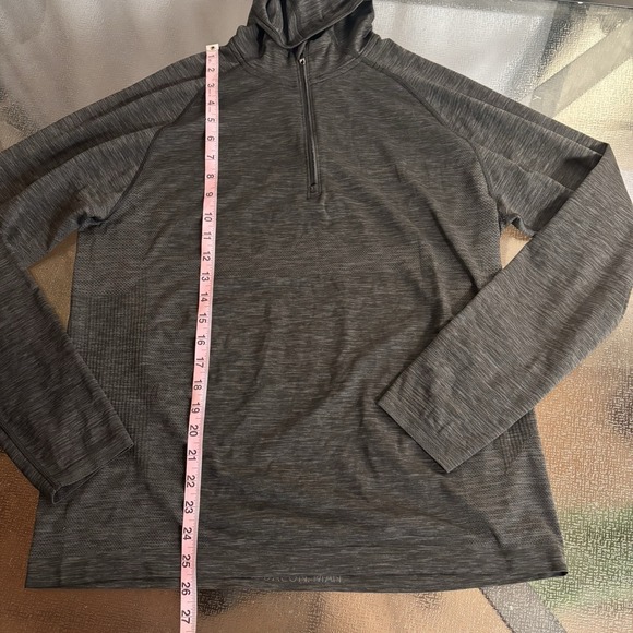 Lululemon Mens 1/4 Zip Hoodie Metal Vent Tech Lightweight Performance Athleisure - Picture 4 of 8